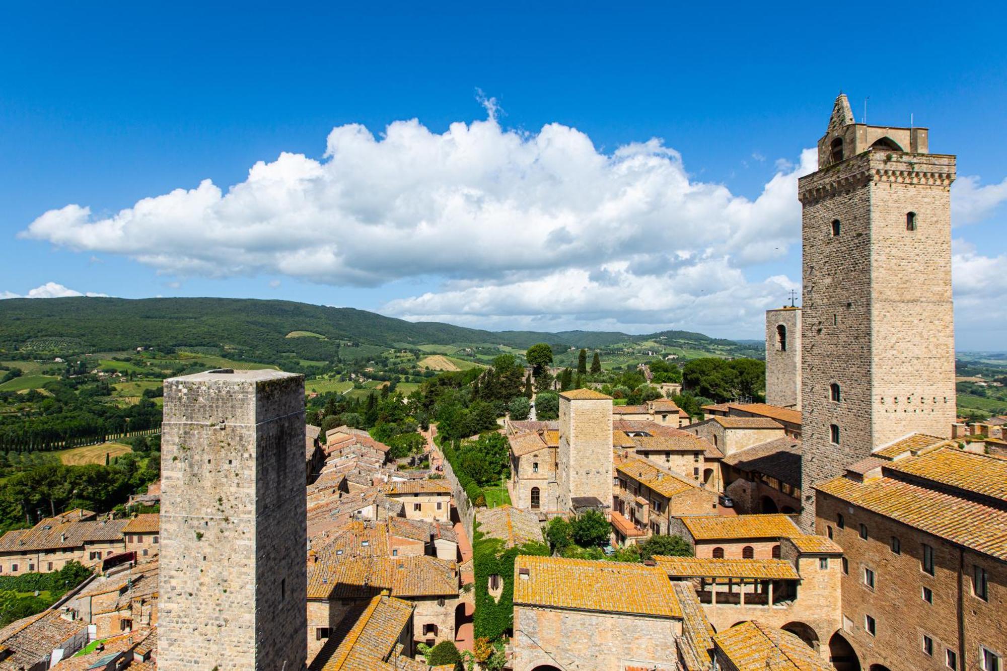 The Artists' Tower - Amazing View From The Tower Apartamento San Gimignano Exterior foto